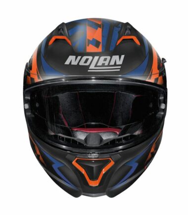 N87 Venator n com flat black casco integral