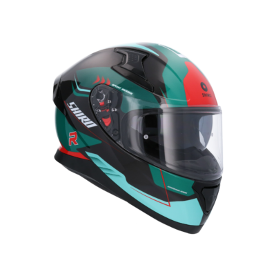 Casco Katana orbe metalic matt green + 1extra visor included shiro