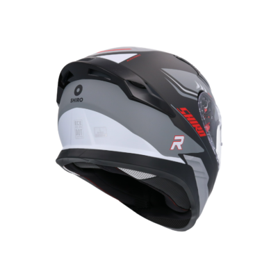 Casco Katana orbe metalic matt grey + 1extra visor included shiro