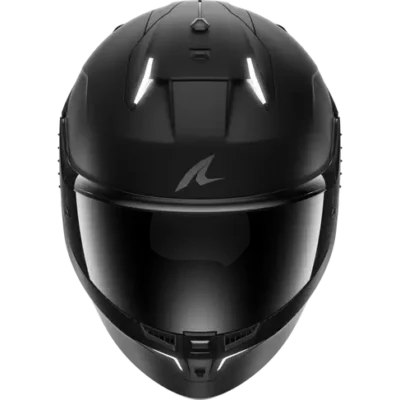 Skwali3 hellcat casco integral shark con luces led negro mate