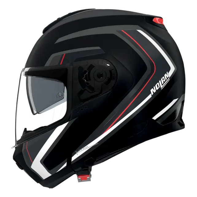 Nolan N100-6 Radiante negro gris rojo modular