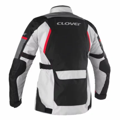 Scout 4 wp chaqueta clover negro gris rojo