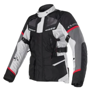 Scout 4 wp chaqueta clover negro gris rojo