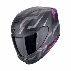Exo-391 casco integral aaxo negro fucsia scorpion