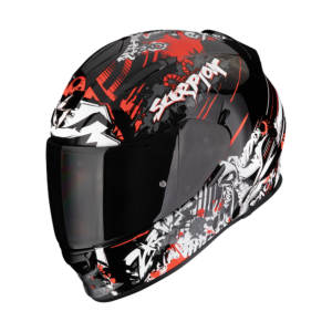 Exo-491 casco integral scorpion spector rojo
