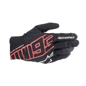 Guantes Aragon alpinestar negro rojo