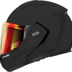 Casco Spectrum dv Flip-back con gafas solar negro mate UNIK