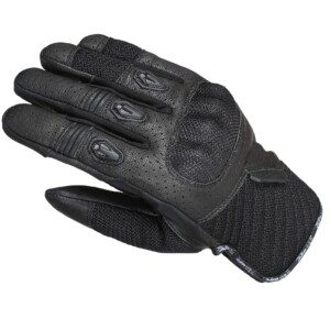 Guantes Scorpion de cuero perforafado verano negro BGMOTO