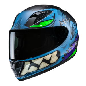 Casco integral Y10 FRANK juvenil azul niños HJC