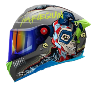 Casco integral Ultra DV Harlequin con gafas solar UNIK