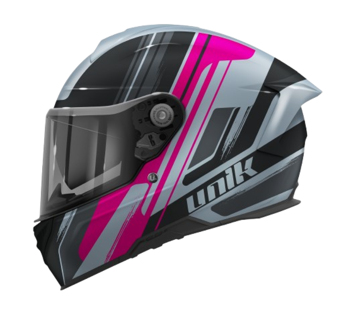 Casco integral Ultra DV March fluro pink con gafas solar UNIK