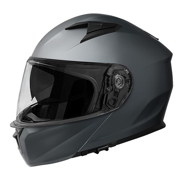 Casco modular Spin evo gris gunmetal mate stormer - Imagen 4