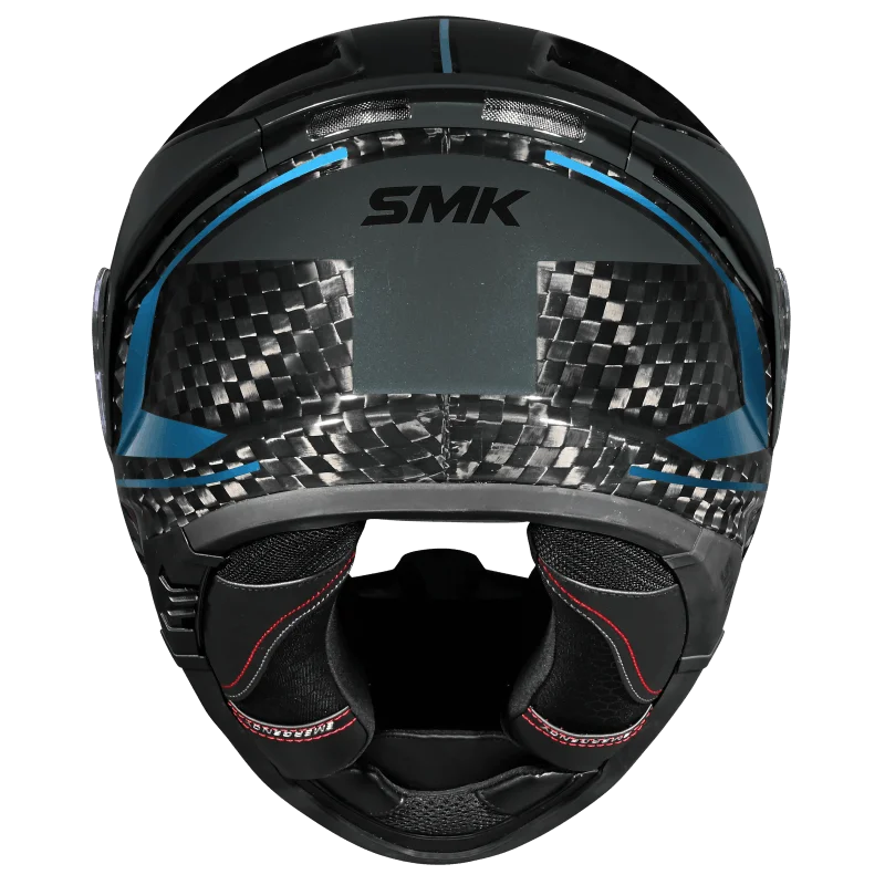 Casco integral Titan de carbono nero brillo SMK - Imagen 5