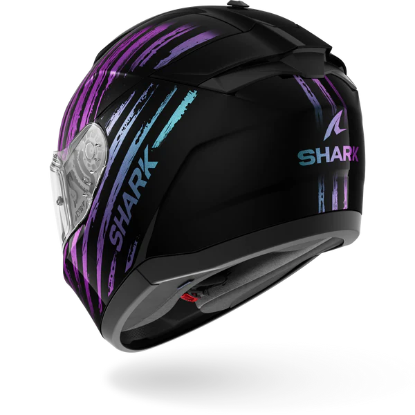 Ridill 2 Assya casco integral Negro Brillo Shark - Imagen 2