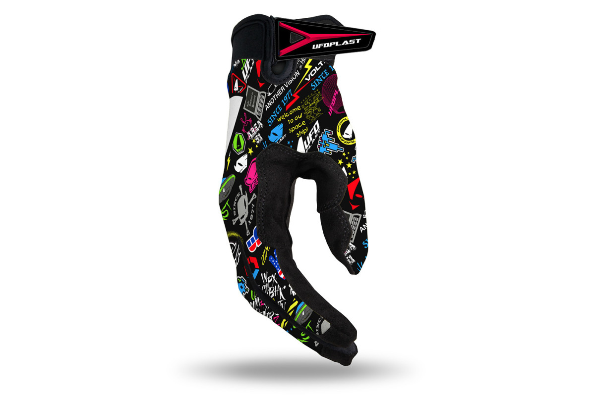 Guantes Skyline motocross grafic UFO - Imagen 3