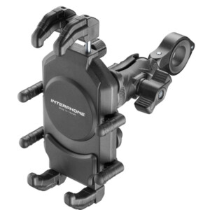 Soporte movil: Soporte robusto para teléfono con sistema antivibración de alta gama
