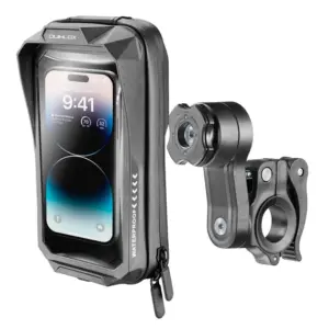 Soporte movil: Funda impermeable y soporte para manillar