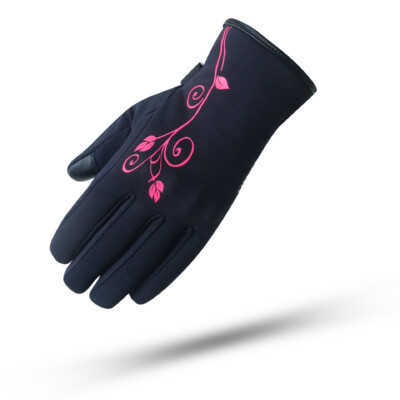 Guantes lady 1 de degend negro/rosa mujer