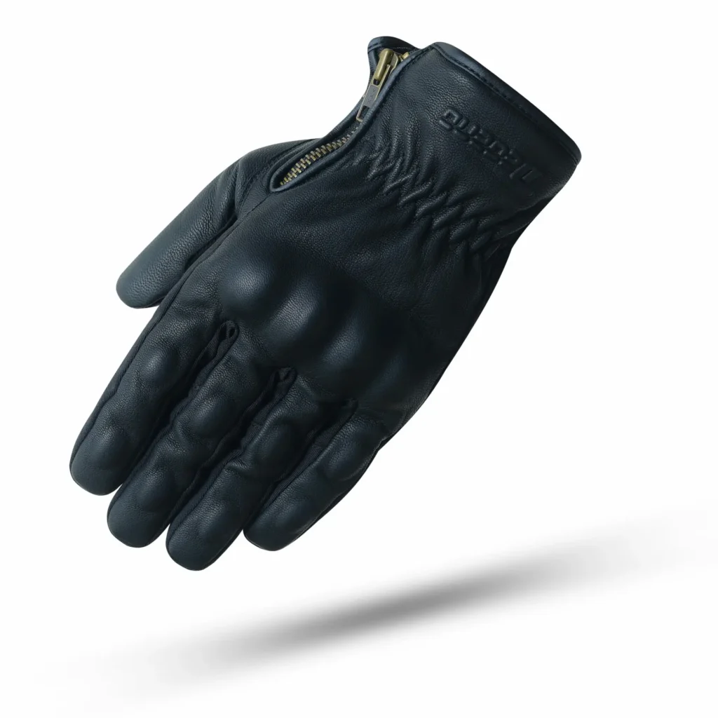 Guantes de piel Indus negro para invierno (man)