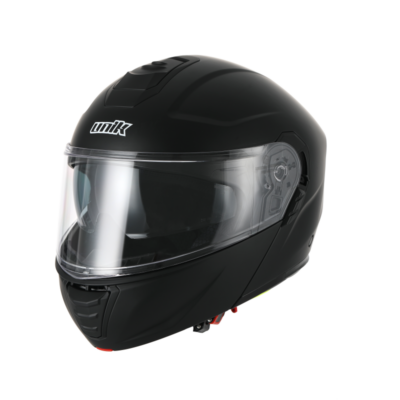 Casco modular unik con gafas solar comet negro mate