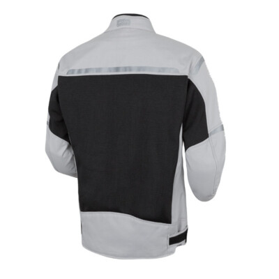 Chaqueta AIR CE gris realizada en Poliester 600D y Mesh perforado