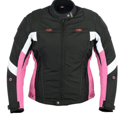 CHAQUETA DE CORDURA PARA CHICAS 100% IMPERMEABLE Y PROTECCIONES CE