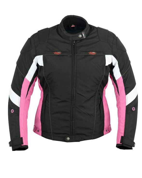 CHAQUETA DE CORDURA PARA CHICAS 100% IMPERMEABLE Y PROTECCIONES CE