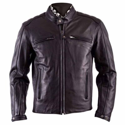 WILLIAM PLAIN CHAQUETA DE CUERO HELSTONS