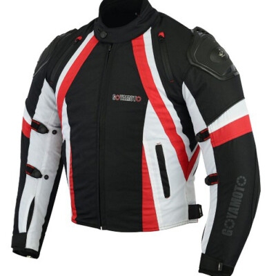 CHAQUETA DE MOTO EN CORDURA CON PROTECTORES EXTERIORES DE TPU Y TITANIO