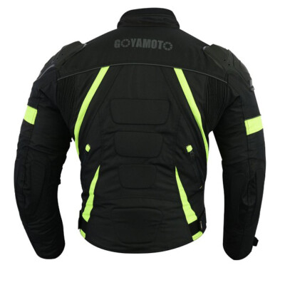 Chaqueta de moto deportiva con protectores exteriores de tpu y titanio