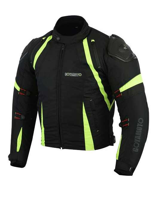 CHAQUETA DE MOTO EN CORDURA CON PROTECTORES EXTERIORES DE TPU Y TITANIO