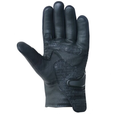 Guantes de piel Indus negro para invierno (man)