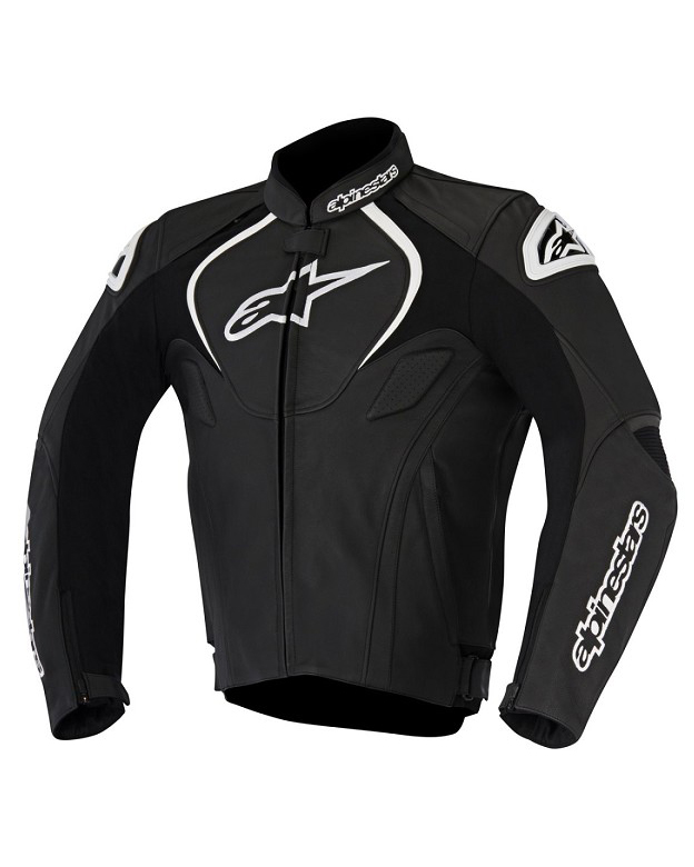 CHAQUETA ALPINESTARS JAWS LEATHER BLACK PIEL