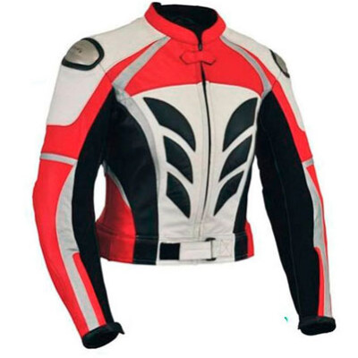 CHAQUETAS DE PIEL PARA MOTO, CON PROTECCIONES PARA CHICAS