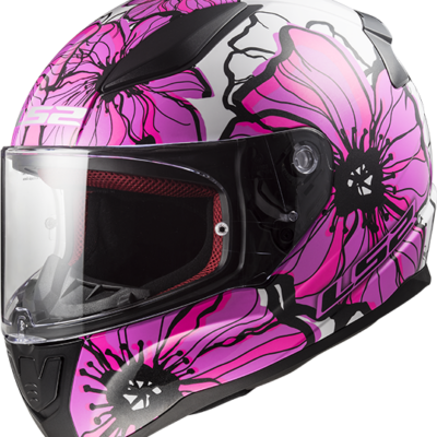 FF353 RAPID poppis pink casco integral road touring