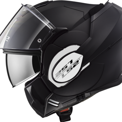 VALIANT FF399 URBAN COMMUTER LS2 Casco comvert/flip back negro mate