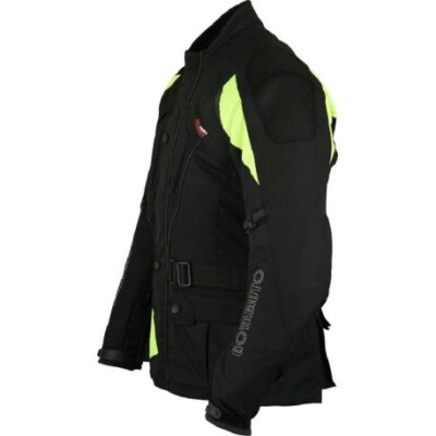 Chaqueta de cordura impermeable para motorista con protecciones C.E, 3/4 unisex