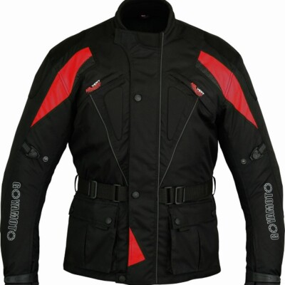 CHAQUETA DE CORDURA IMPERMEABLE PARA MOTORISTAS CON PROTECCIONES C.E, 3/4 UNISEX