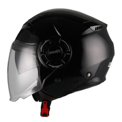 CASCO JET UNIK CON GAFA SOLAR CJ-11 NEGRO