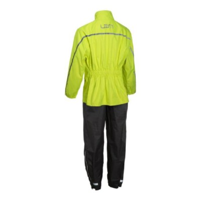 Conjunto Rain Twill Bicolor negro/fluo chubasquero