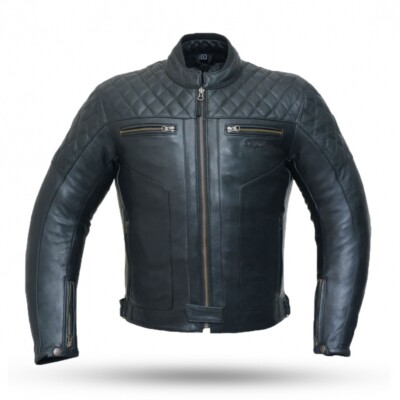 CHAQUETAS DE PIEL PARA MOTO, CON PROTECCIONES PARA CHICO