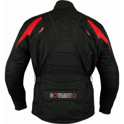 Chaqueta de cordura impermeable para motorista con protecciones C.E, 3/4 unisex