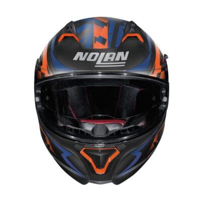 N87 Venator n com flat black casco integral