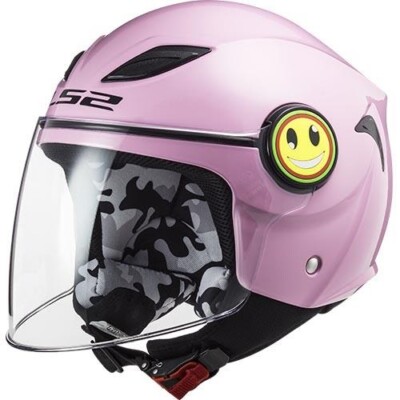 CASCO JET DE MOTO OF602 FUNNY JUNIOR - LS2 - GLOSS PINK