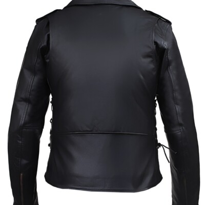 Chaqueta de piel para moto custom LADY