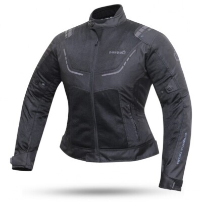 Chaqueta BREEZE degend negro perforado verano lady