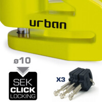 Pinza antirrobo de disco UR208Y URBAN