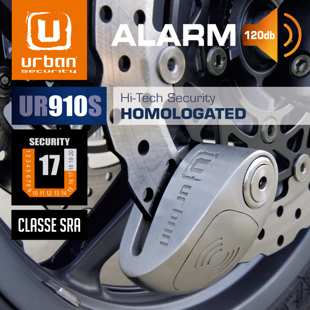 Antirrobo con alarma moto UR910S