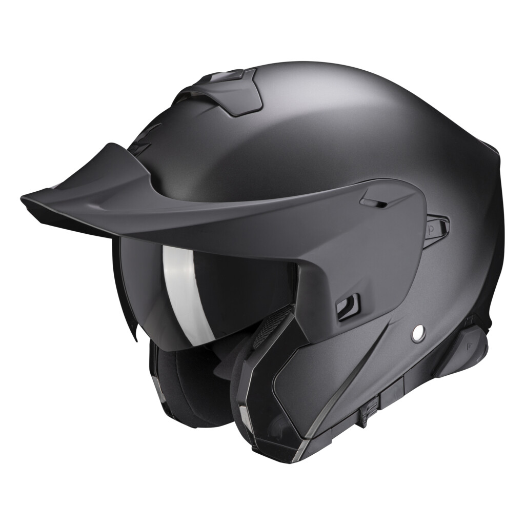 Casco Scorpion Exo-930 Smart negro mate perla