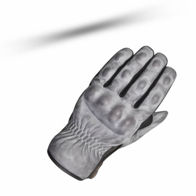 Guantes de piel Indus Gris para invierno (man)